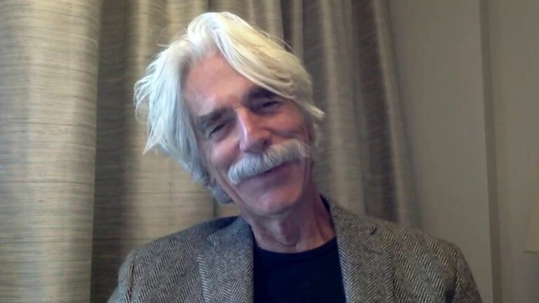 Sam Elliott smiles during an interview ahead of his role in Landman Season 2, joining Taylor Sheridan’s oil drama series.
